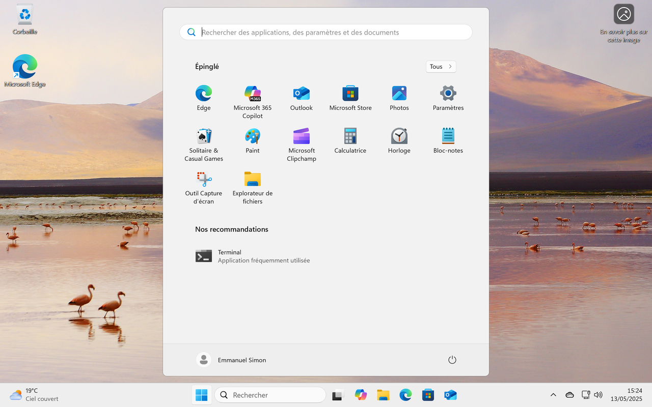 Capture d’écran de Windows 11
